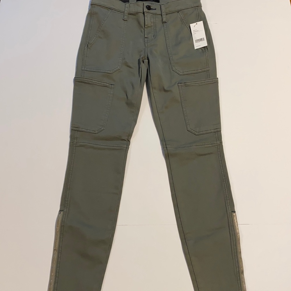J Brand SZ 24 Castor Gray Skinny Utility Pants New D28(e)